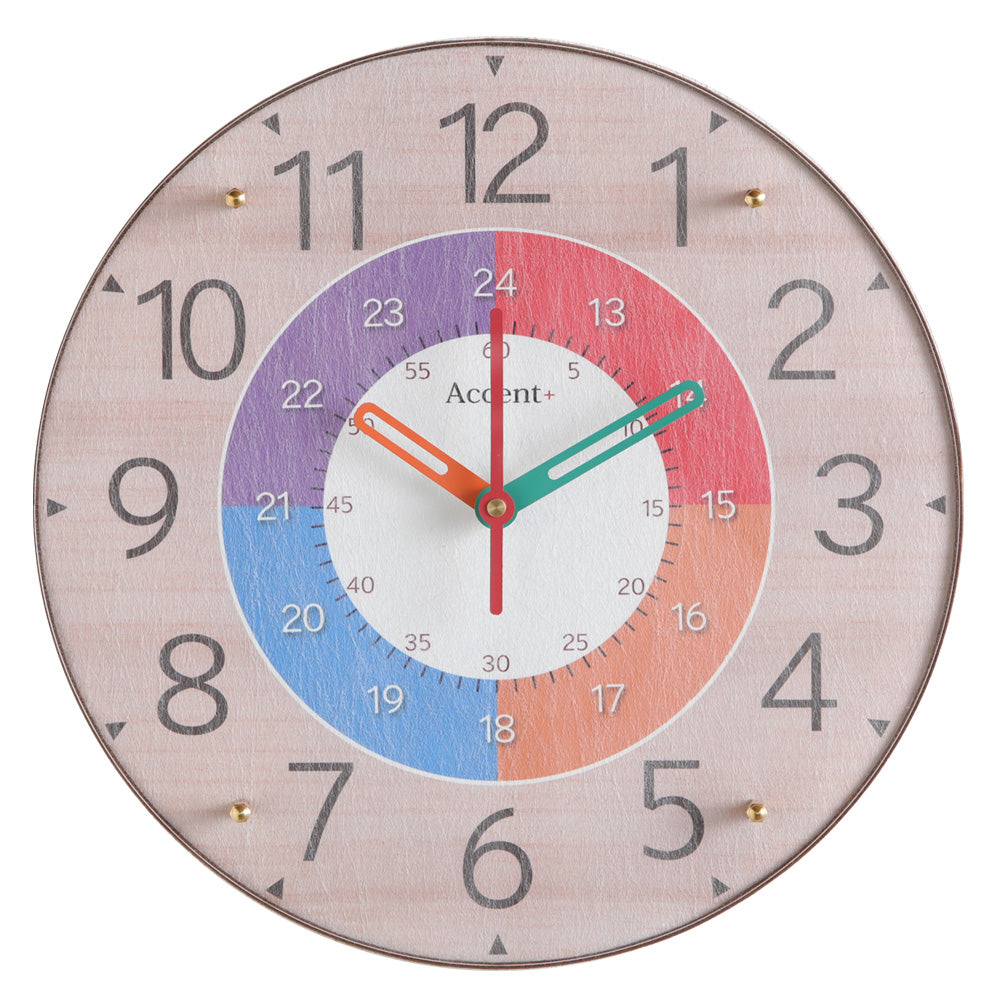 掛け時計(電波) クロキッズ φ30cm