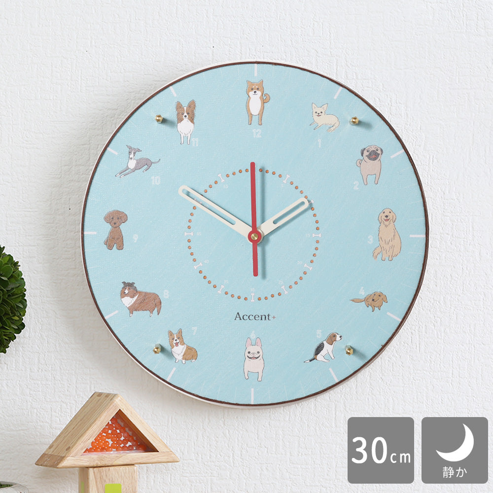 掛け時計(クオーツ) 犬 φ30cm – PRiSM オフィシャルショップ