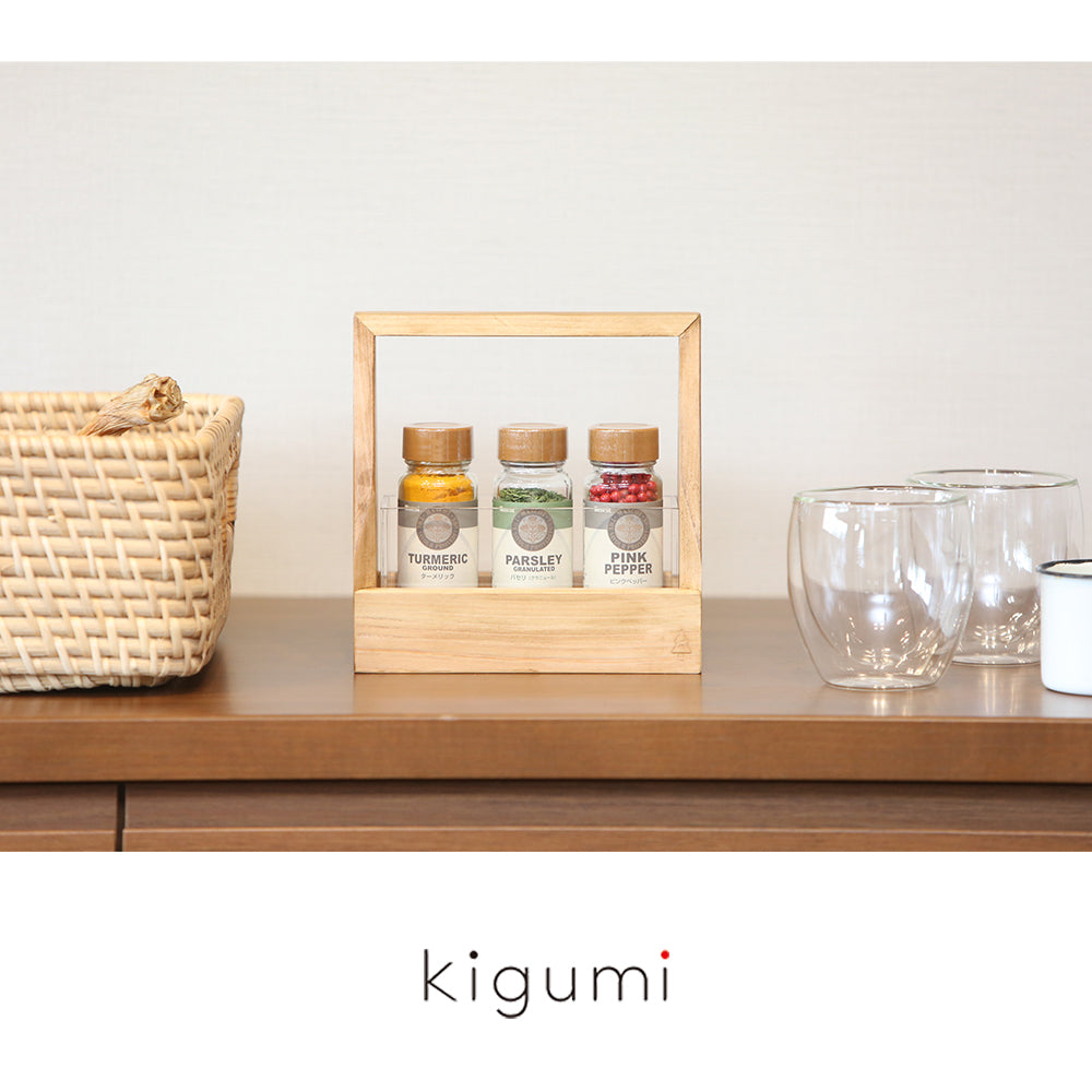 kigumi 天然木おしゃれにスパイスケースS