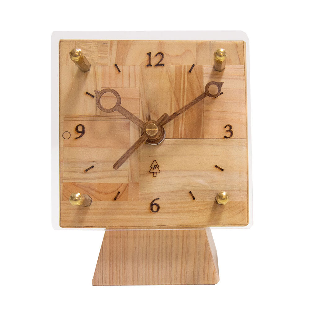 kigumi 置き時計 トラペ100角スクエア時計