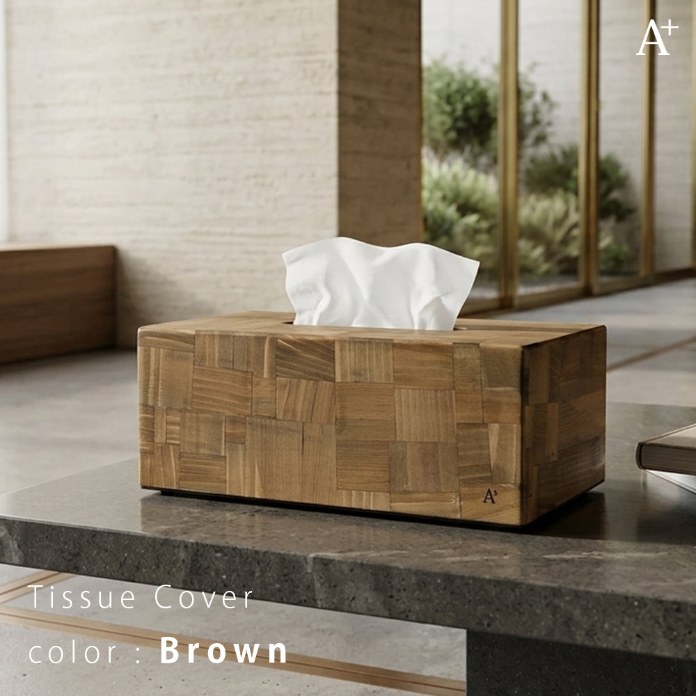 kigumi 交目寄せ木ティッシュカバー