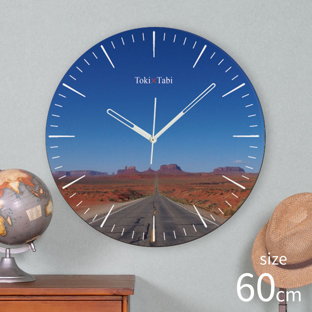 大型時計 Toki×Tabi モニュメントバレー 60cm