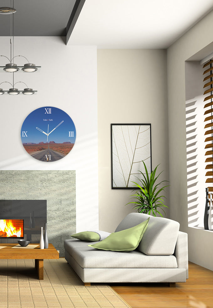 大型時計 Toki×Tabi モニュメントバレー 60cm