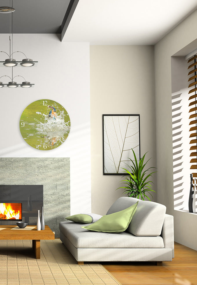 大型時計 Toki×Tabi 翡翠の捕食 60cm