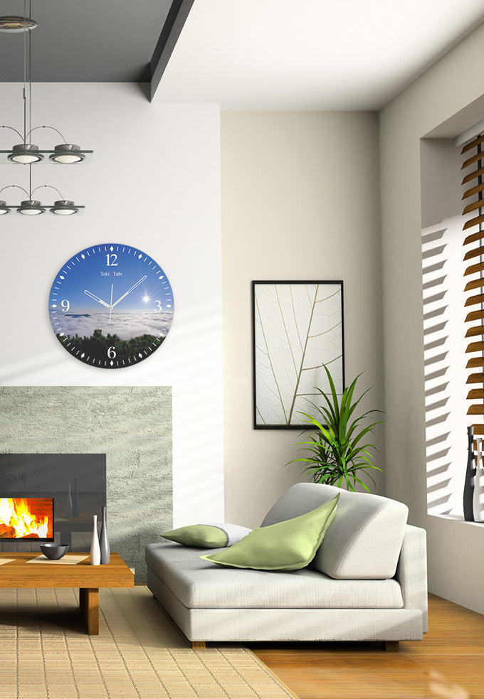 大型時計 Toki×Tabi トマム山の雲海 60cm