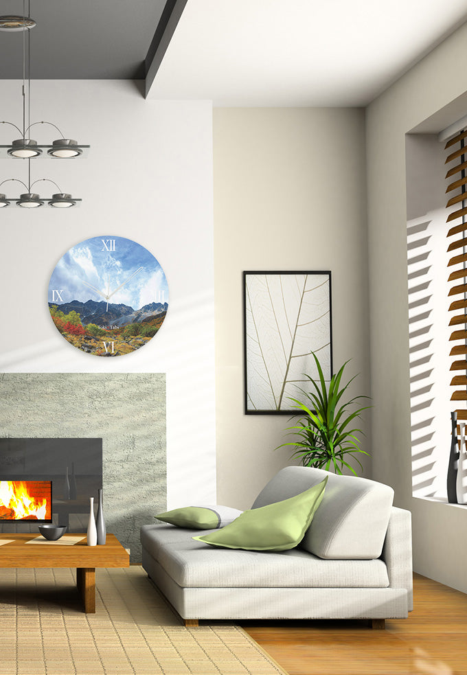 大型時計 Toki×Tabi 紅葉の涸沢カール 60cm