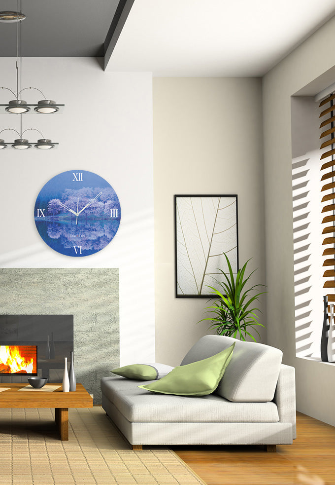 大型時計 Toki×Tabi 中綱湖の桜 60cm