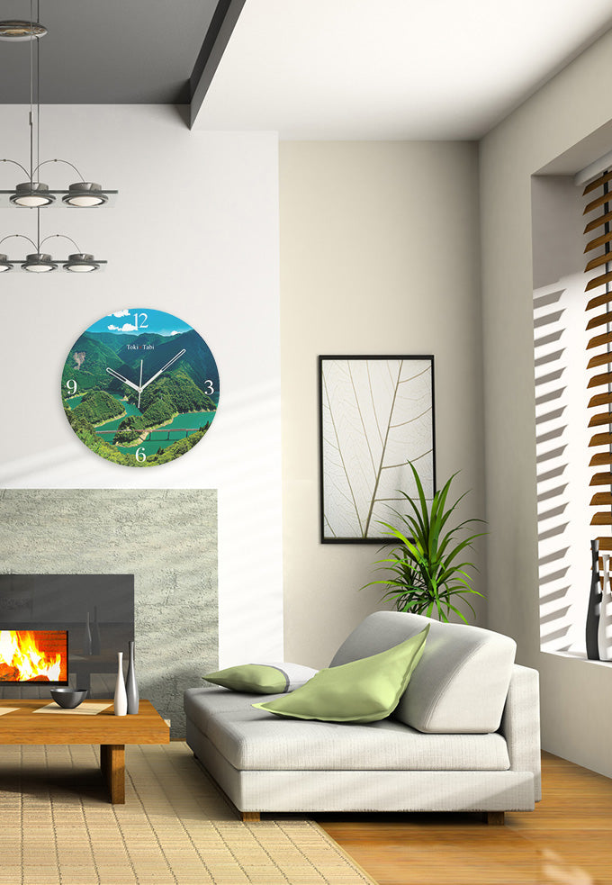 大型時計 Toki×Tabi 大井川鐵道のレインボーブリッジ 60cm