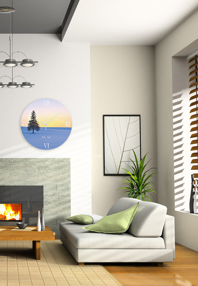 大型時計 Toki×Tabi クリスマスツリーの木 60cm