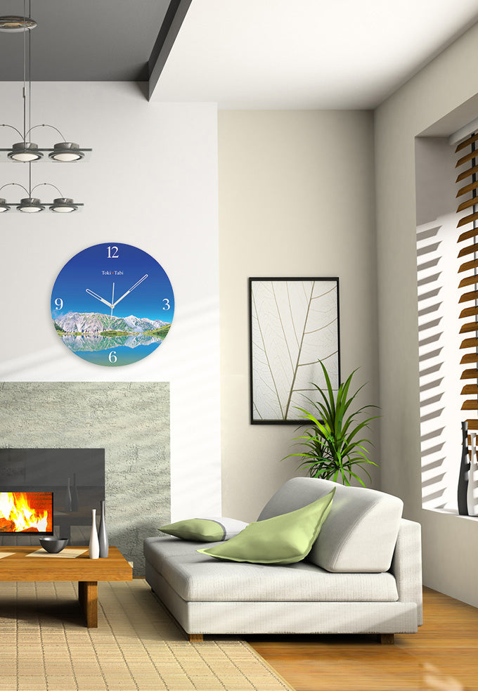 大型時計 Toki×Tabi 八方池と白馬三山 60cm