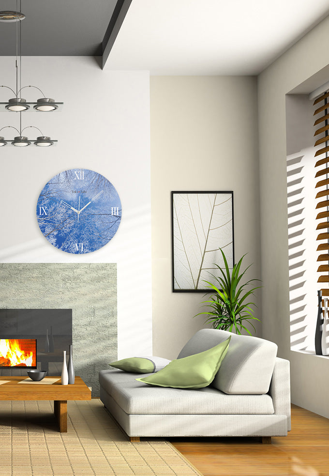 大型時計 Toki×Tabi 蓼科山の樹氷 60cm