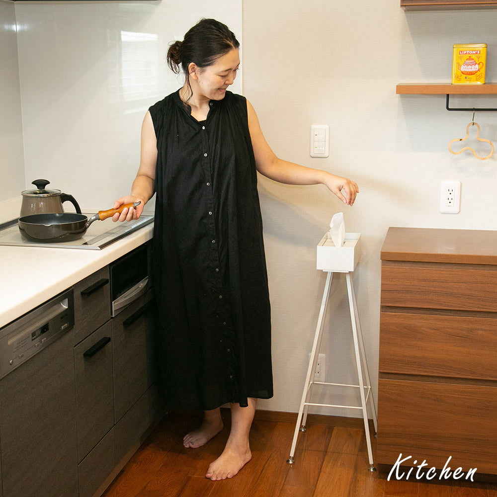 Tissue stand 4 legs (shallow type)