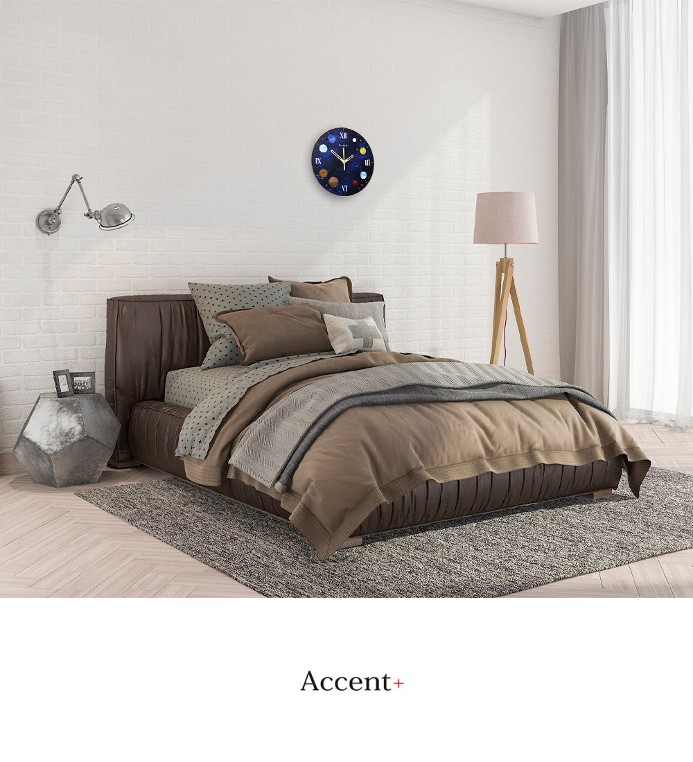 掛け時計(クオーツ) 惑星 φ30cm