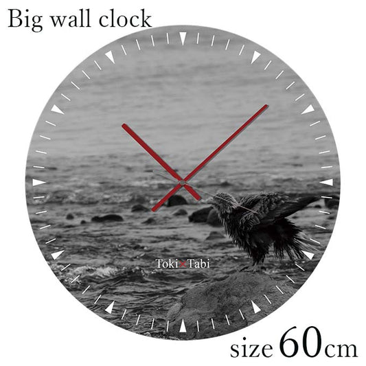 大型時計 Toki×Tabi 知床半島のオオワシ 60cm