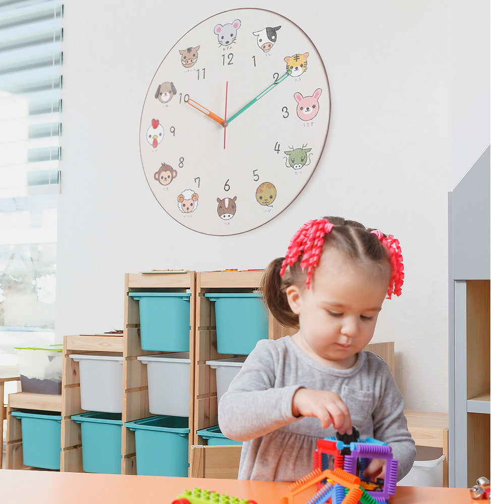 Large Wall Clock Educational Clock Eto Kids