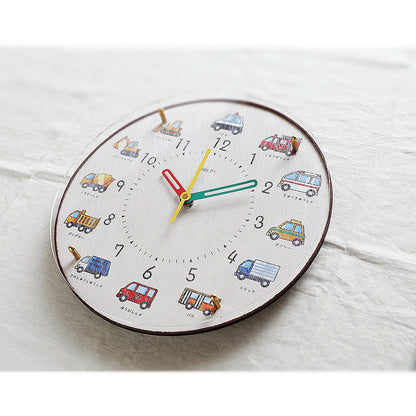 Wall Clock Working Car Children's Chemistry Series