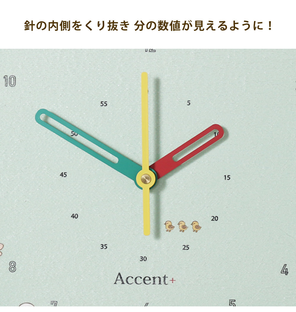 掛け時計(クオーツ) 鳥 φ30cm