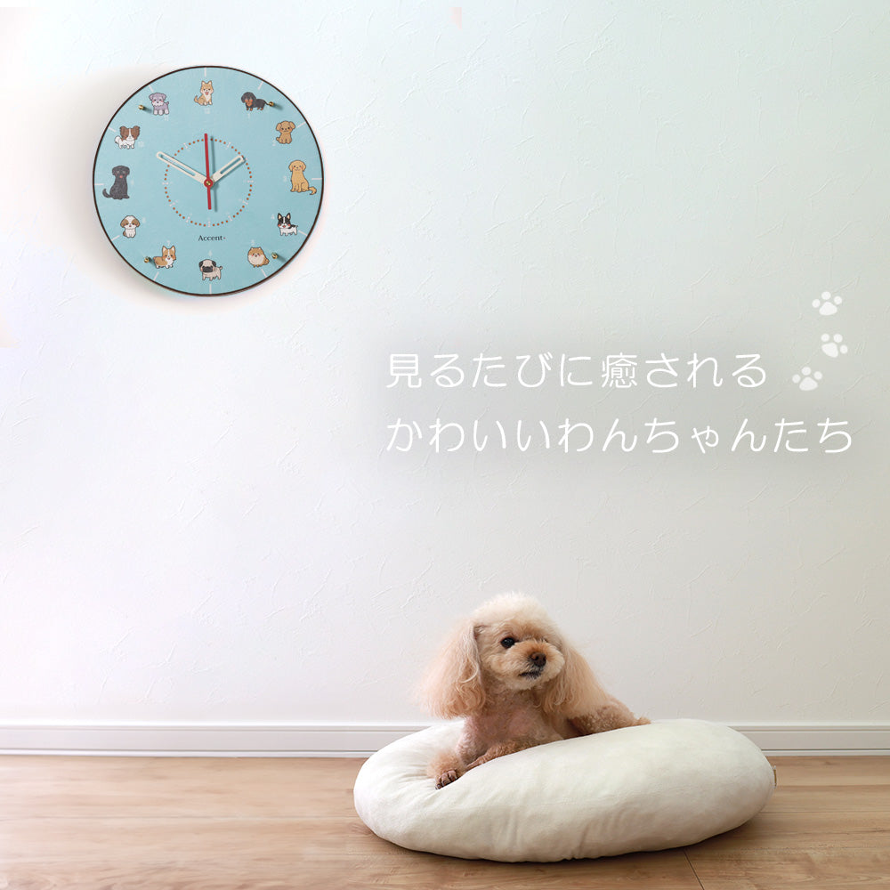 掛け時計(クオーツ) 犬 φ30cm – PRiSM オフィシャルショップ