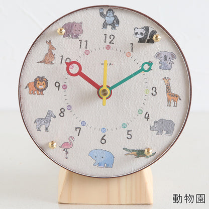 掛け置き時計(クオーツ) φ14cm 『コドモのシュミシリーズ』