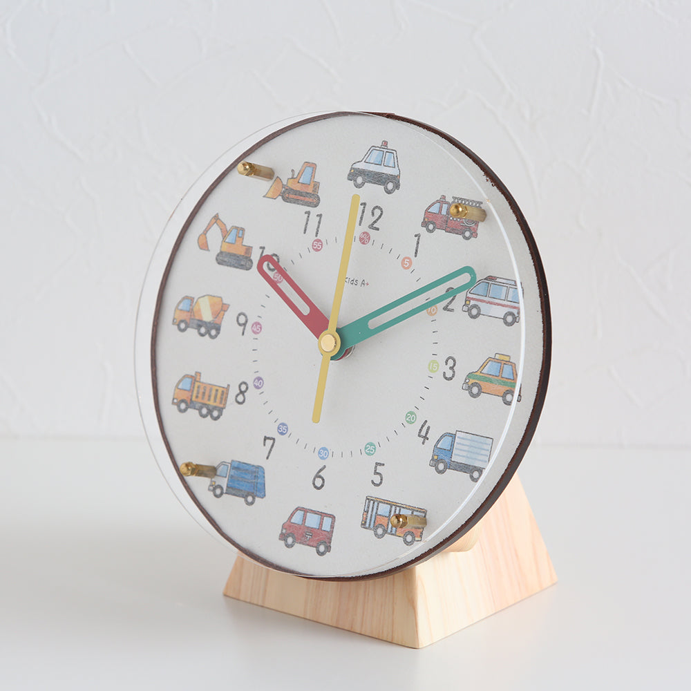 掛け置き時計(クオーツ) φ20cm 『コドモのシュミシリーズ』