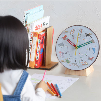 掛け置き時計(クオーツ) φ20cm 『コドモのシュミシリーズ』