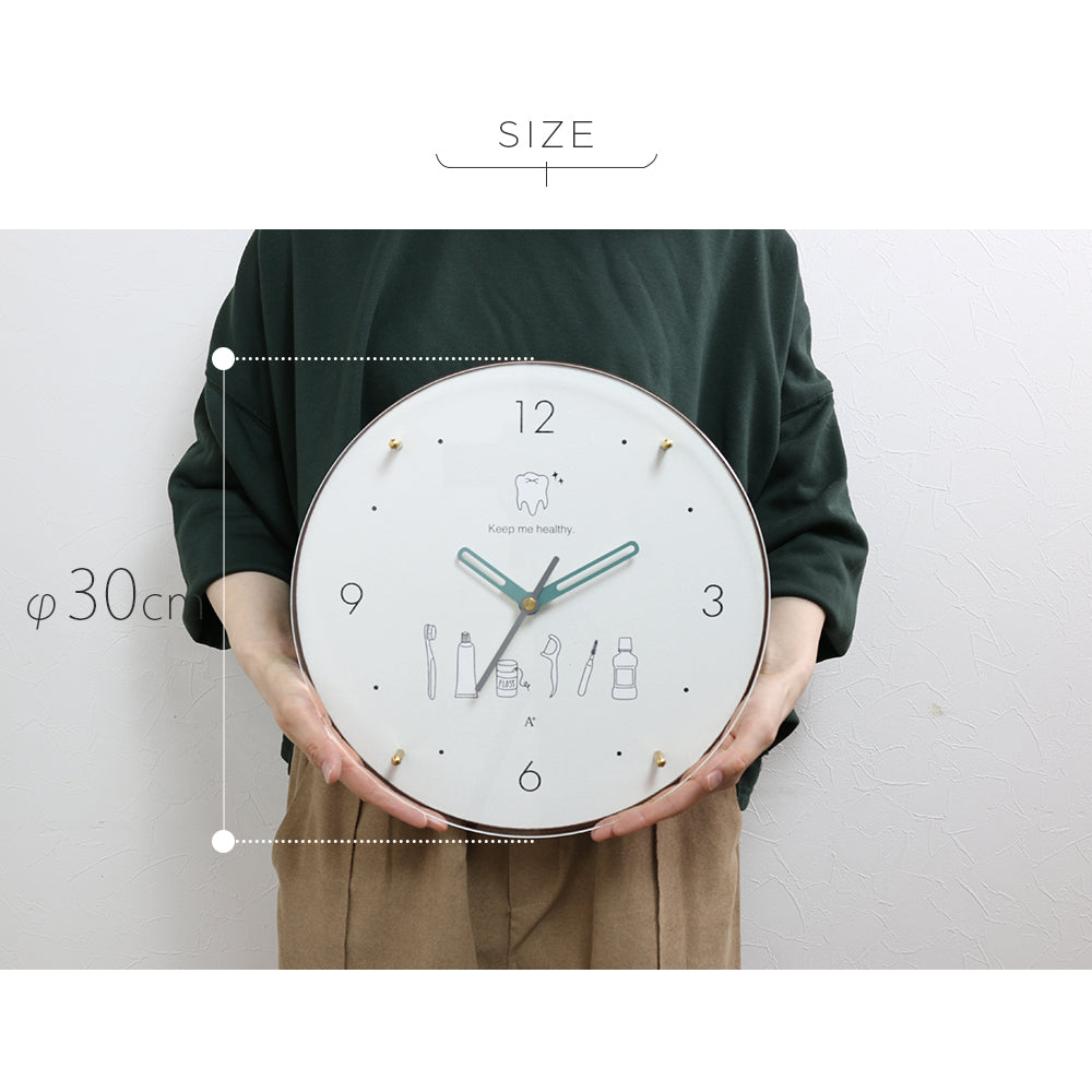 掛け時計(クオーツ) HAnico（ハニコ） φ30cm