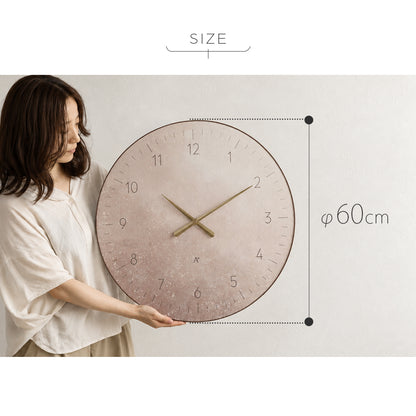 大型掛け時計 Mellow Stone -メロウストーン- φ60cm