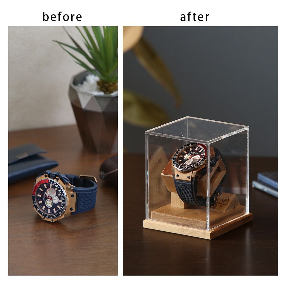 時計ケース 木製 木目 腕時計 収納 高級 ボックス プレゼント
