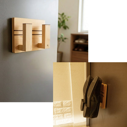 kigumi 『マグネット式 ヒノキ製 玄関用シューズラック 陰干し用』