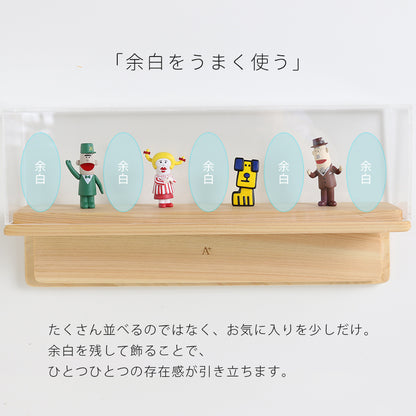 kigumi カプセルトイ用ウォールショーケース