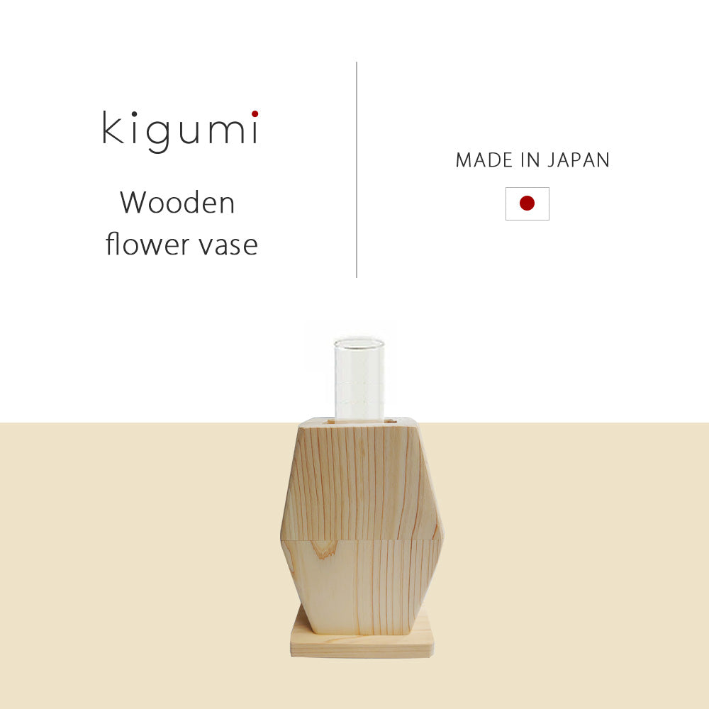 kigumi 檜の花器