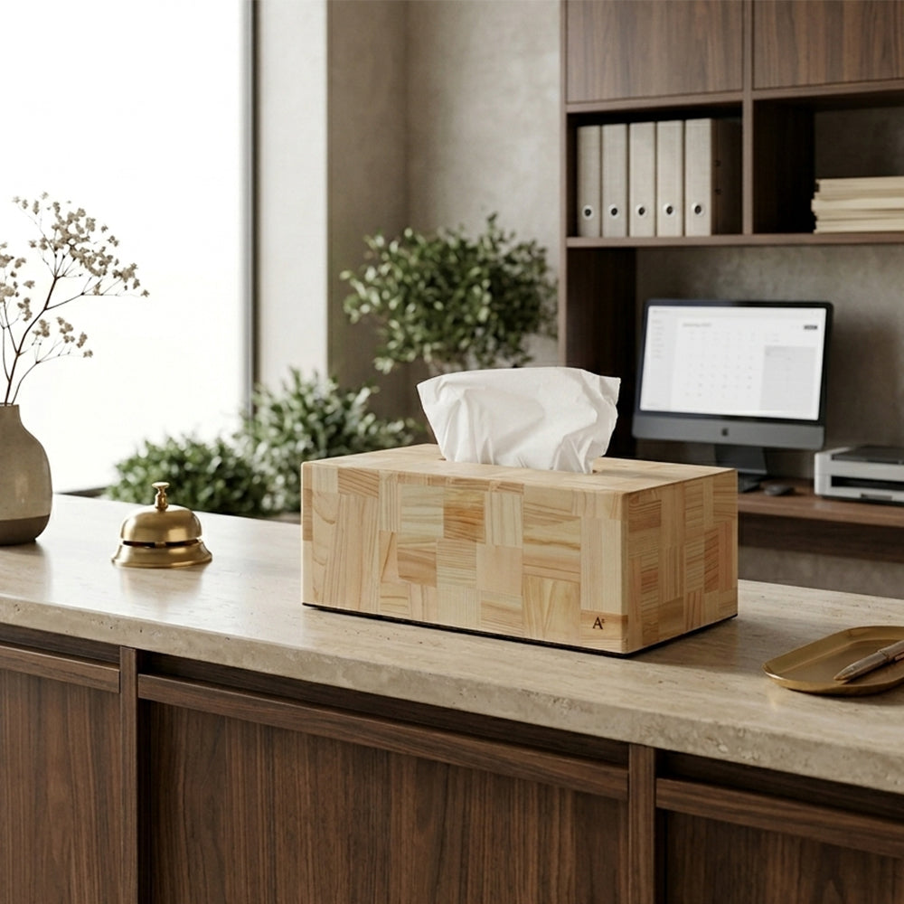 kigumi 交目寄せ木ティッシュカバー