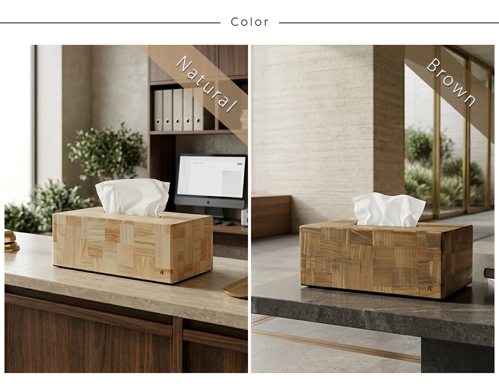 kigumi 交目寄せ木ティッシュカバー