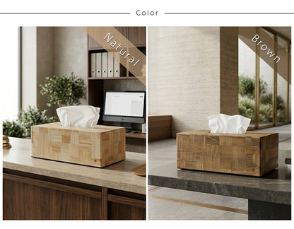 kigumi 交目寄せ木ティッシュカバー