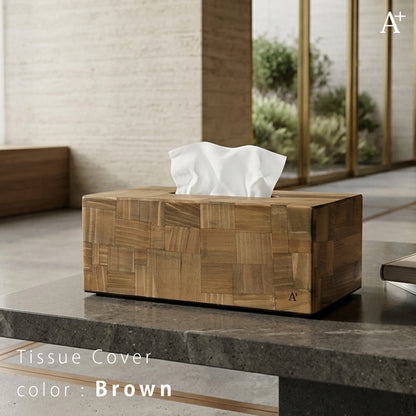 kigumi 交目寄せ木ティッシュカバー