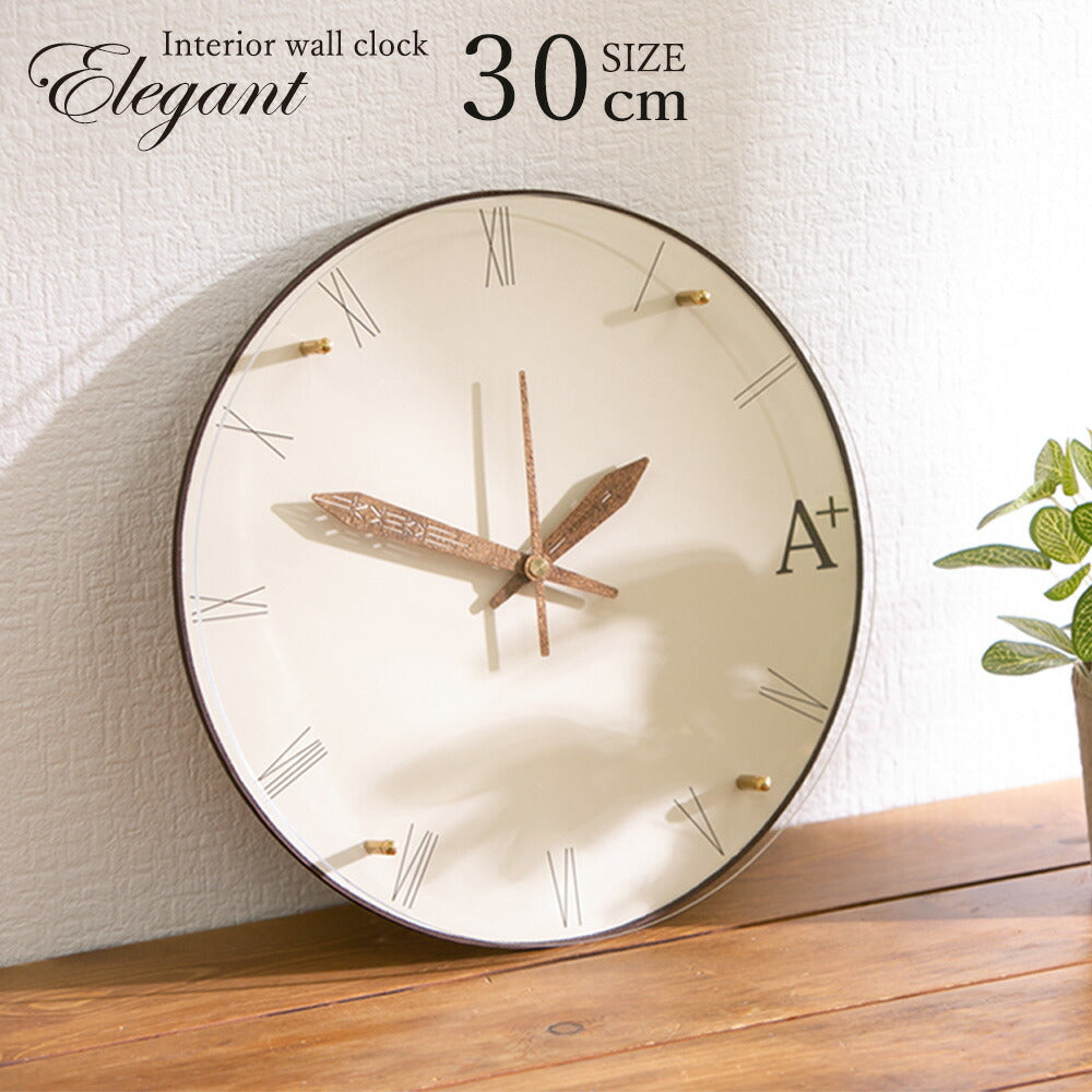 掛時計 エレガント 30cm