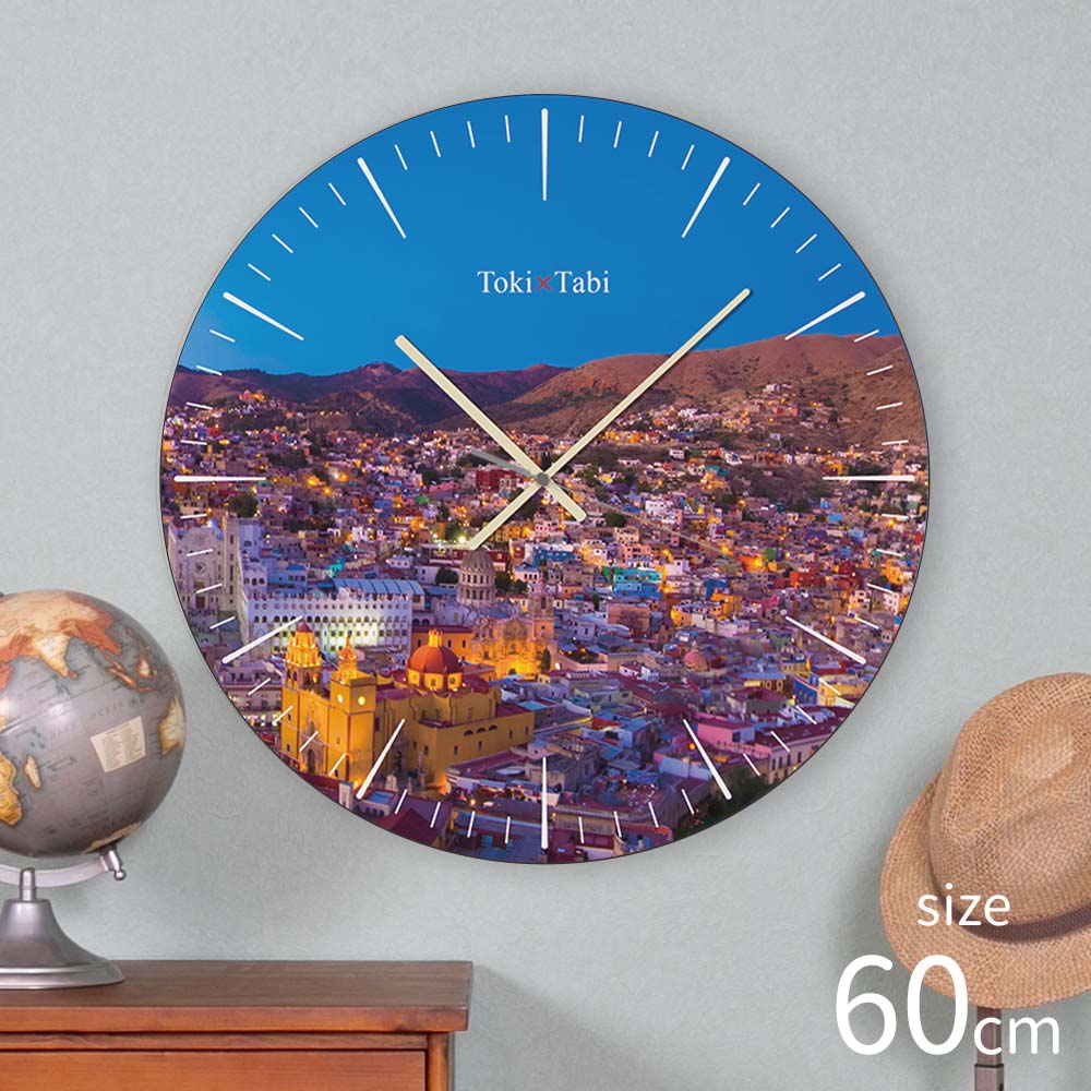 大型時計 Toki×Tabi グアナファトの街並み 60cm