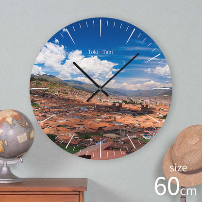 大型時計 Toki×Tabi クスコの街並み 60cm
