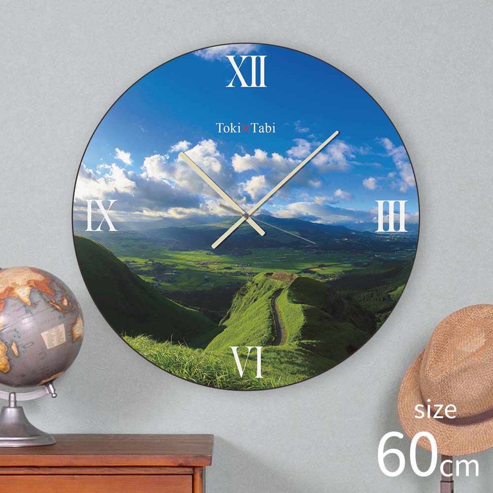 大型時計 Toki×Tabi ラピュタの道 60cm